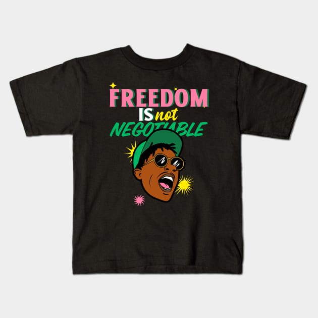 Juneteenth Black Activism  Civil Rights BLM Black History Kids T-Shirt by Tip Top Tee's